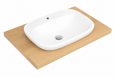 SEREL Tezgahüstü Lavabo 46x60 cm - HR30TXS110H - 1