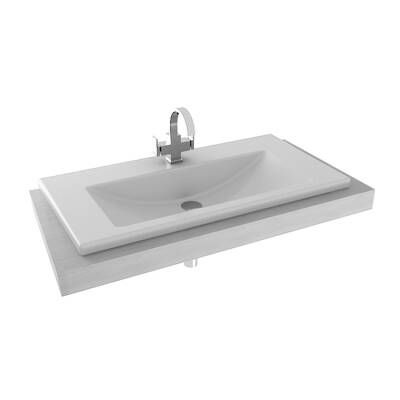 Serel - Verda 50x100 Cm Lavabo Beyaz - 8944ODL000 - 4