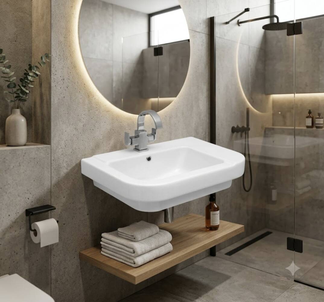 Serel - Verda 95 cm Lavabo Beyaz - 8936TDS000 - 3