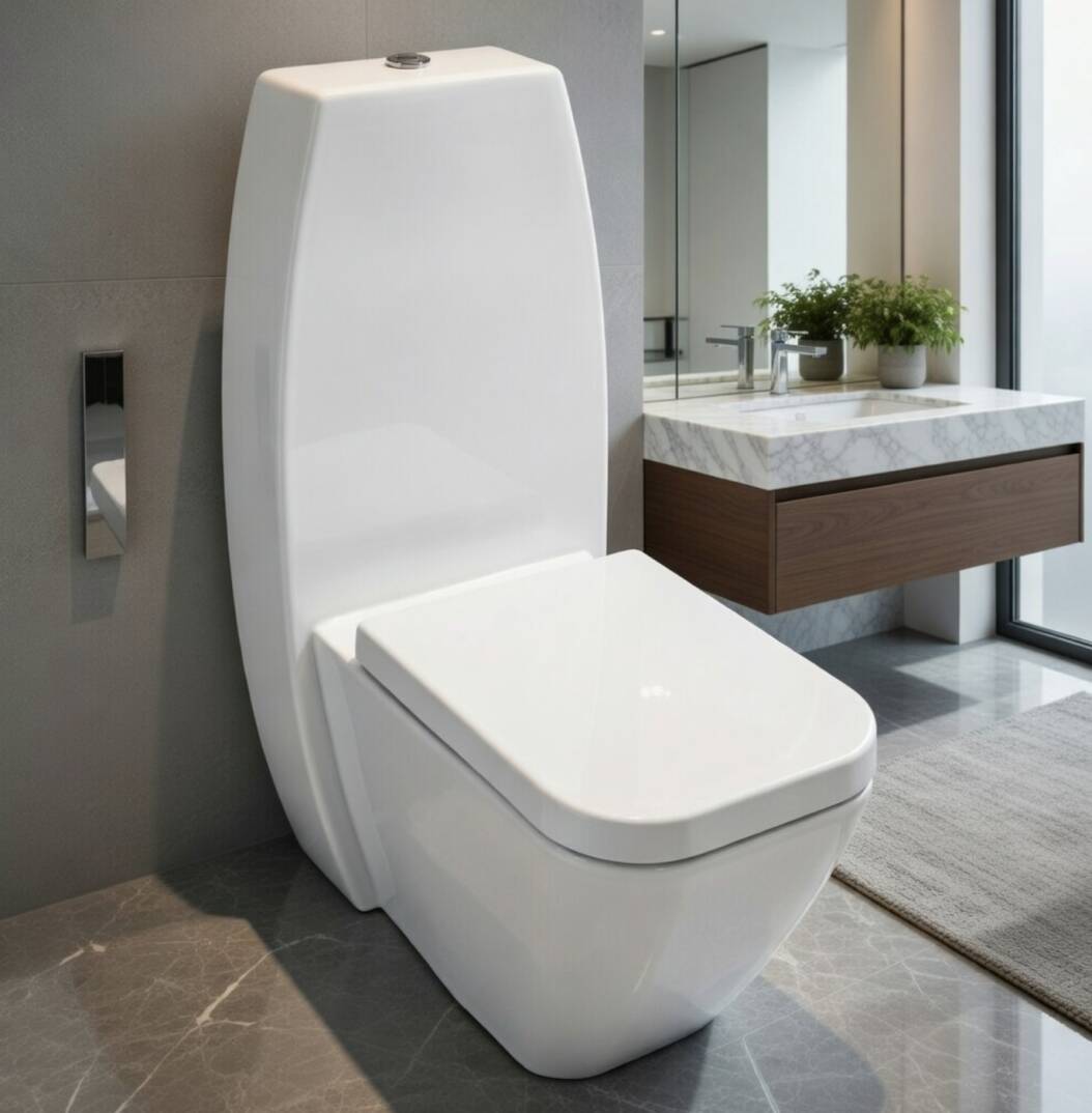 Serel - Verda Klozet Seti (Klozet+Rezervuar+Kapak) OUTLET - 8911ATS000-TESHIR - 2