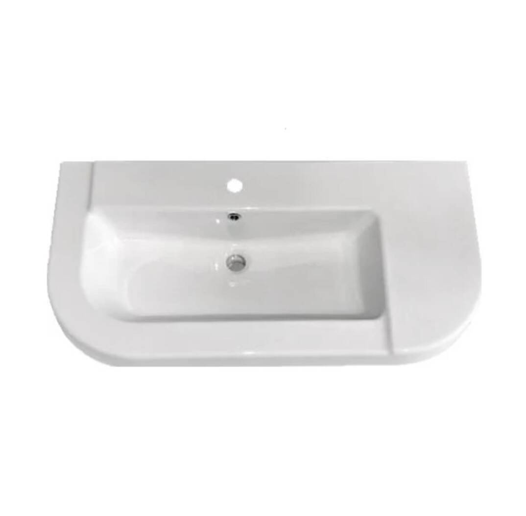 Serel - Verda Tegah üstü Lavabo 48x95 cm Beyaz OUTLET - 8936TDS000-TESHIR - 1