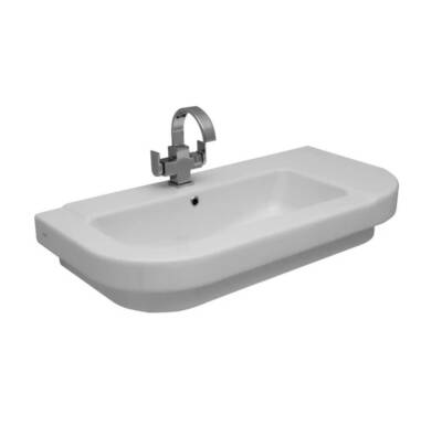 Serel - Verda Tegah üstü Lavabo 48x95 cm Beyaz OUTLET - 8936TDS000-TESHIR - 2