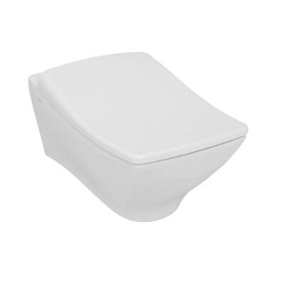 Serel - Wave Asma Klozet 56,5 cm Beyaz Soft Kapak Dahil OUTLET - 3011ADS110H-TESHIR - 1