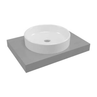 Serel - Yuvarlak Çanak Lavabo 46 cm OUTLET - 2057DXS110H-TESHIR