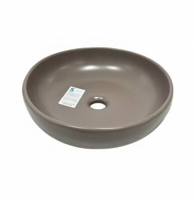 Smanni - Nunki Tezgah Üstü Lavabo Mat Latte OUTLET - LV1070-214-TESHIR - 1