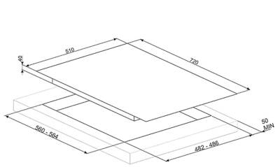 Smeg - Linea Beyaz Cam Seramik Ocak - PV175CB-TESHIR - 3