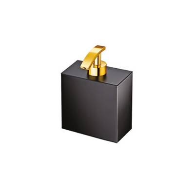 Sonia - Black 1 Tezgâh Üstü Sıvı Sabunluk Siyah/Altın OUTLET - 90702N/O-TESHIR - 1