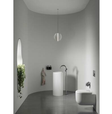 Vitra - Liquid 40x40 Cm Monoblok Lavabo Beyaz - 7318B403-0016 - 1
