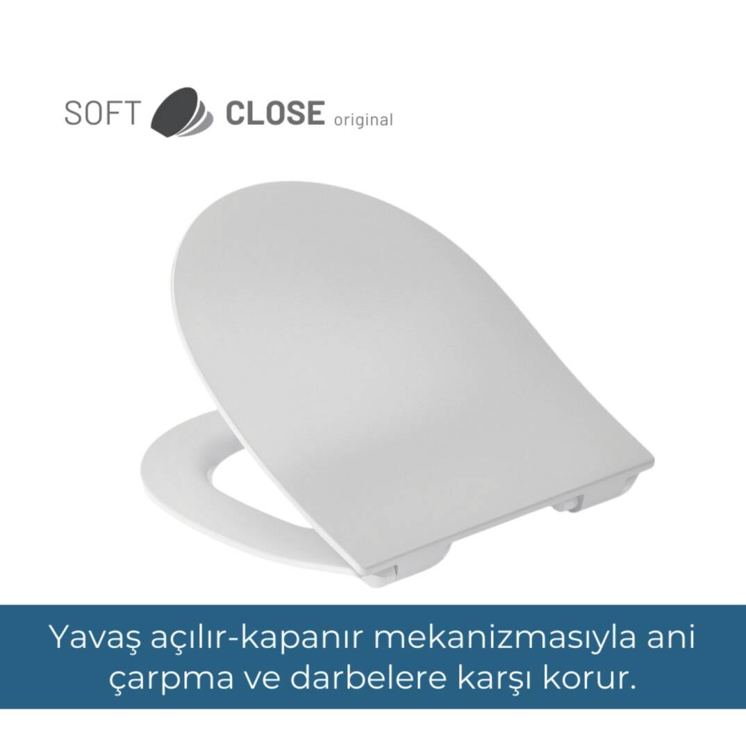 Vitra - Sento Slim Yavaş Kapanan Klozet Kapağı - 120-003-009 - 3